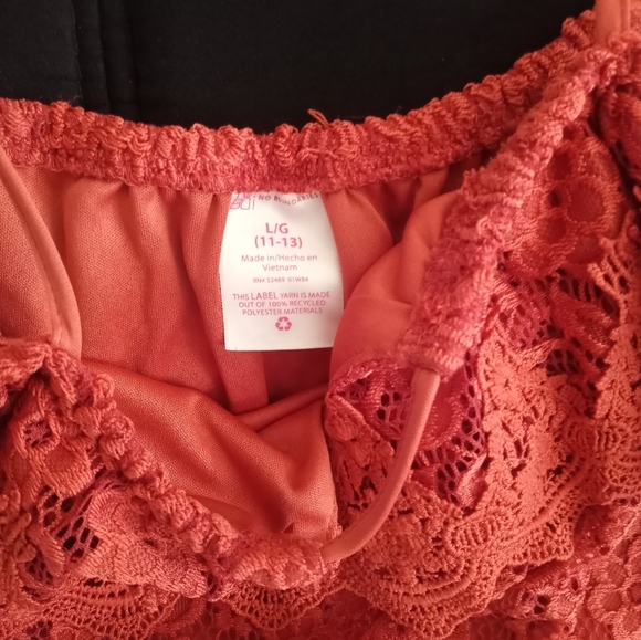 No Boundaries  L Orange Shirt - Picture 3 of 3